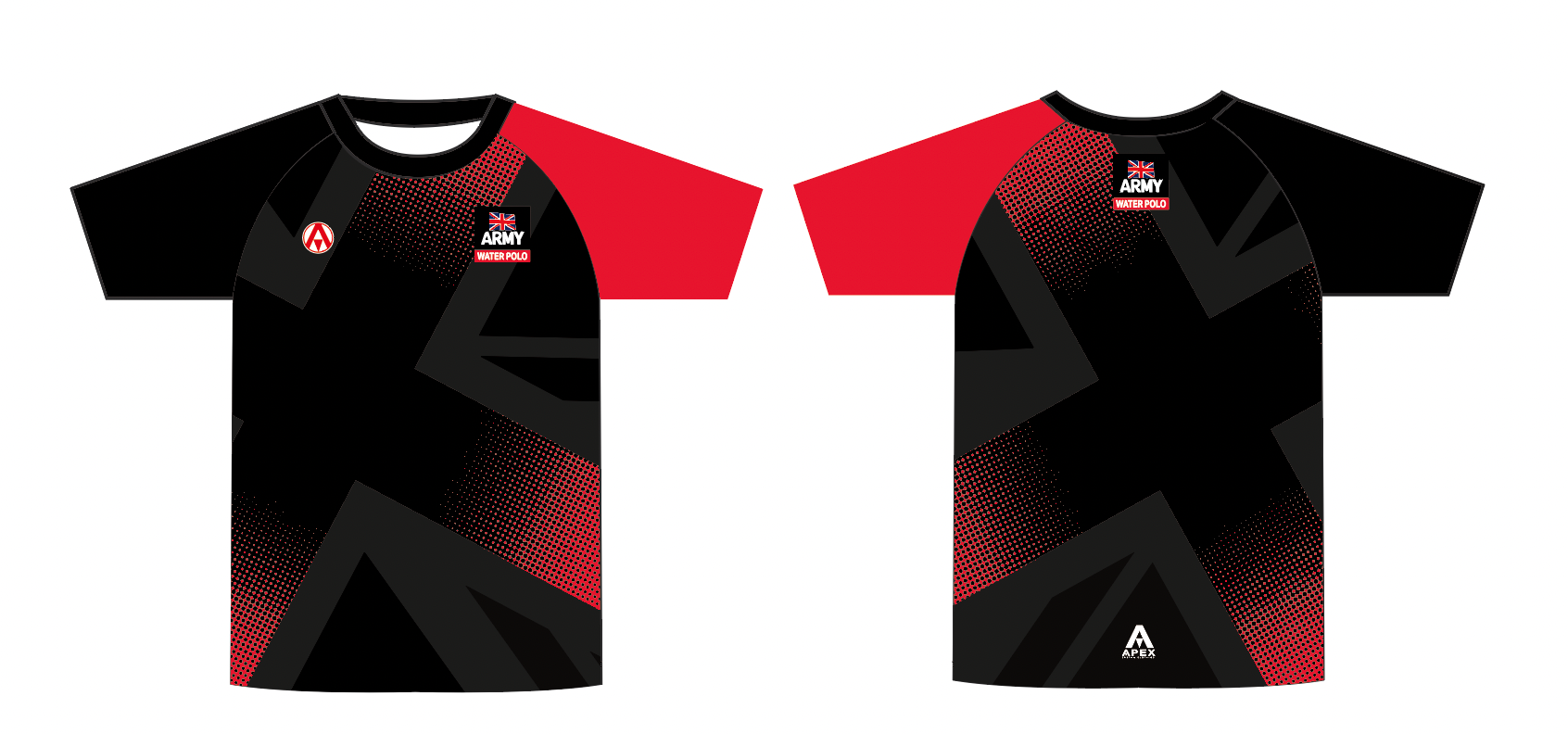 ARMY WATER POLO FULL CUSTOM T SHIRT