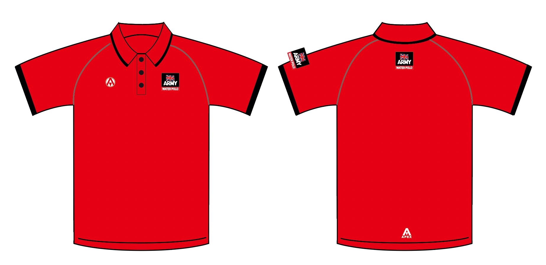 ARMY WATER POLO POLO SHIRT