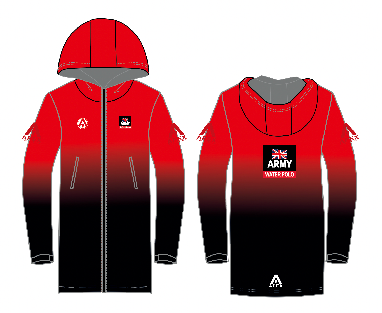 ARMY WATER POLO PRO CHANGING ROBE