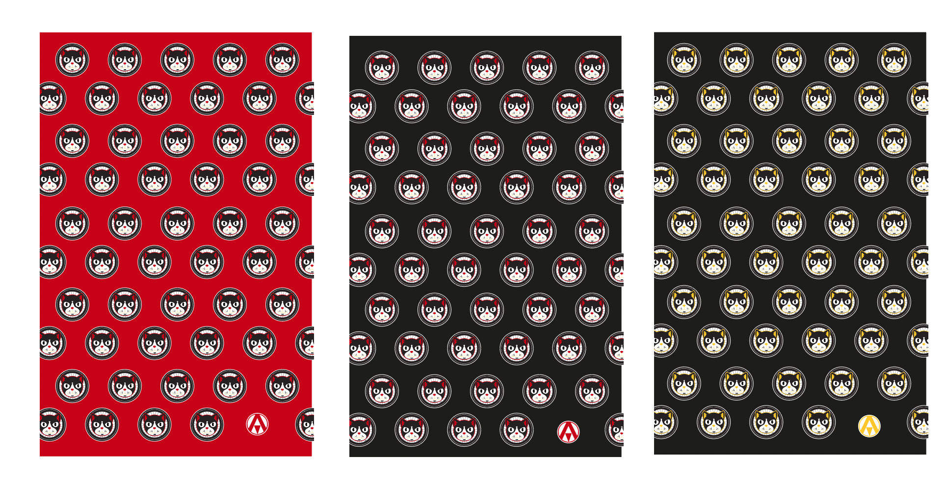 BREWERY TAP NECK WARMER - POLKA CAT