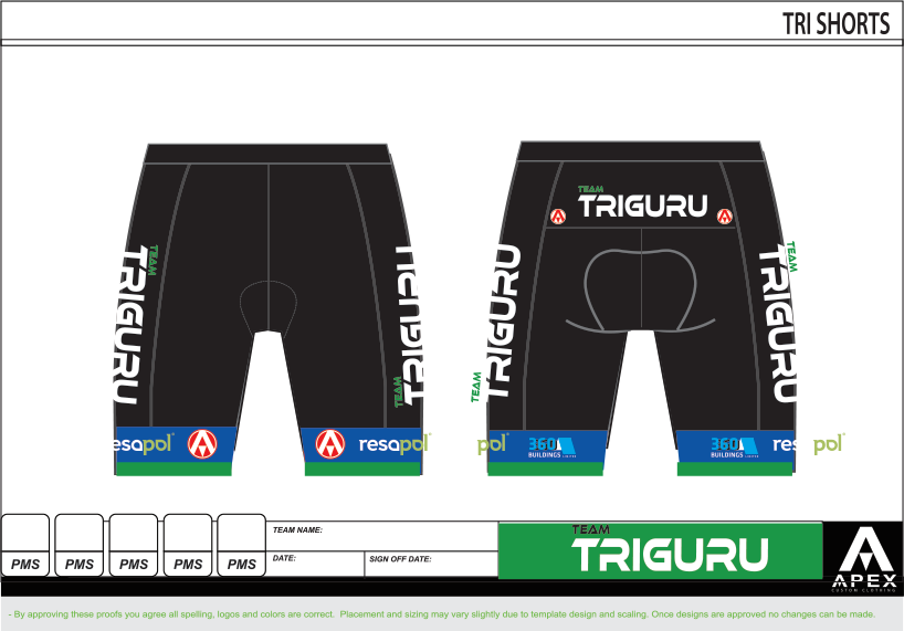 TRIGURU TRI SHORTS
