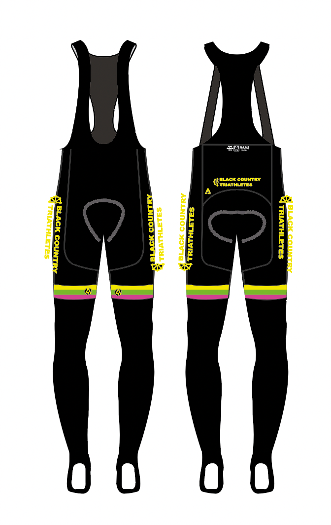 BLACK COUNTRY TRI TEAM BIB TIGHTS