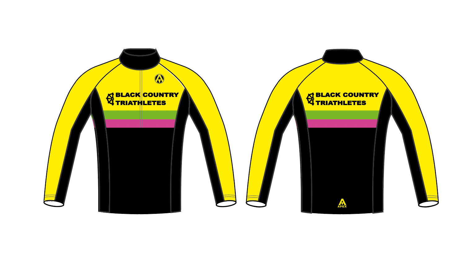 BLACK COUNTRY TRI PRO TRACKSUIT TOP