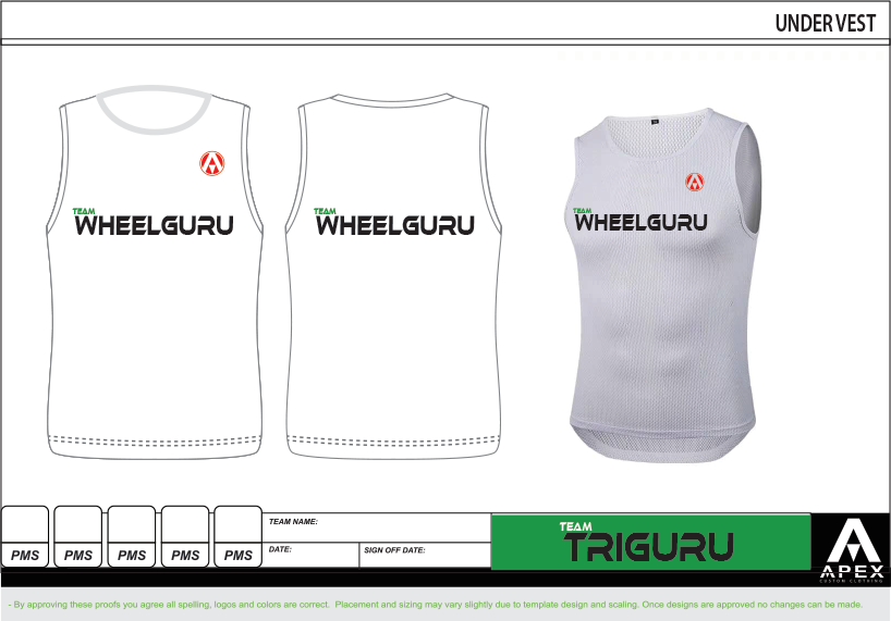 WHEELGURU SLEEVELESS BASE LAYER