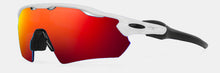 Load image into Gallery viewer, APEX ATTACK SUNGLASSES - WHITE / RED REVO LENS