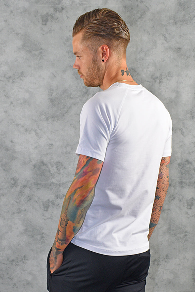 ROCK COOL COTTON T SHIRT  - WHITE