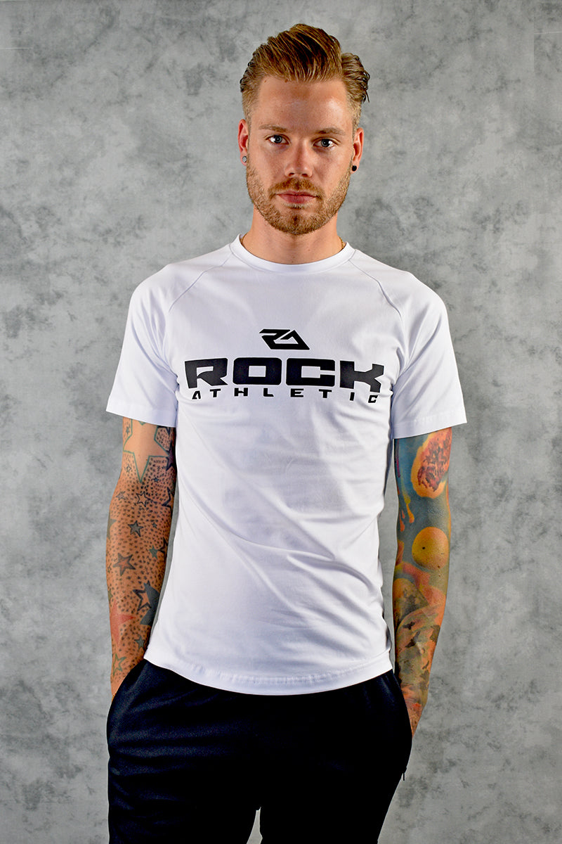 ROCK COOL COTTON T SHIRT  - WHITE