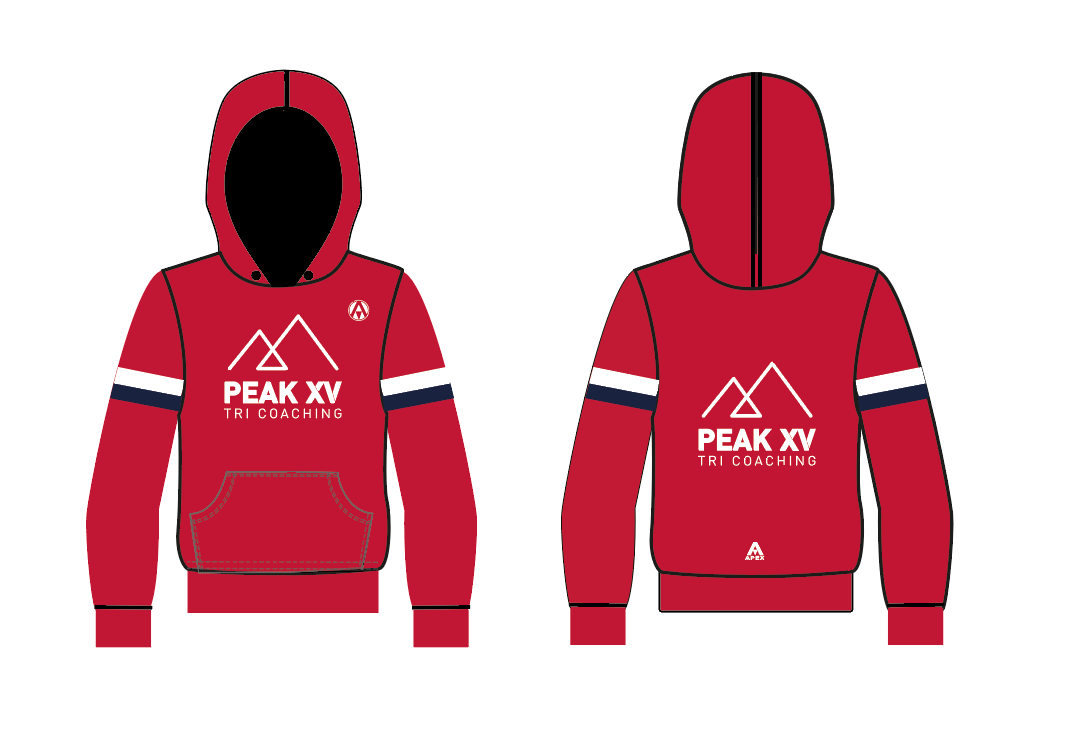 Peak XV Tri Coaching PRO FULL CUSTOM HOODIE