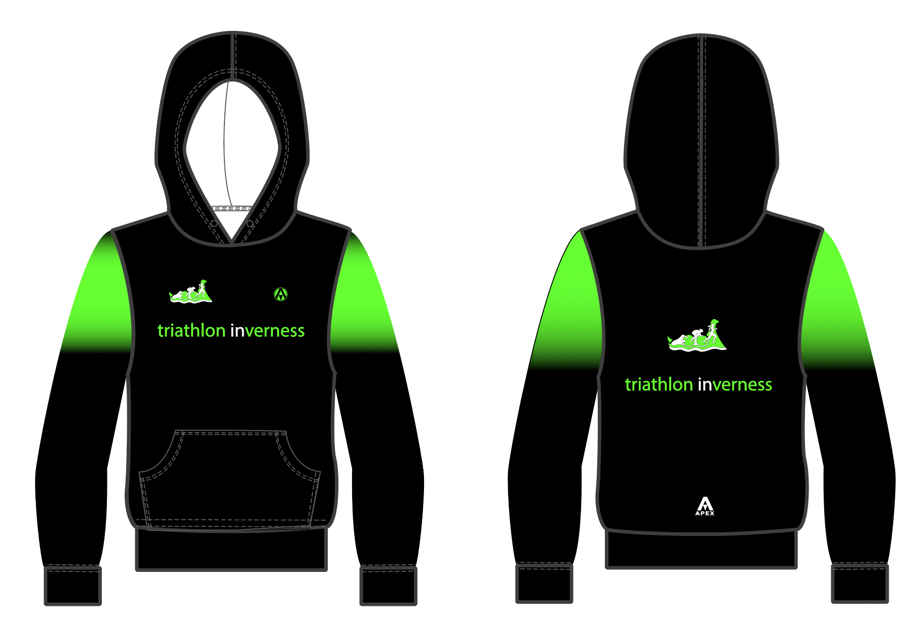 INVERNESS TRI PRO FULL CUSTOM HOODIE