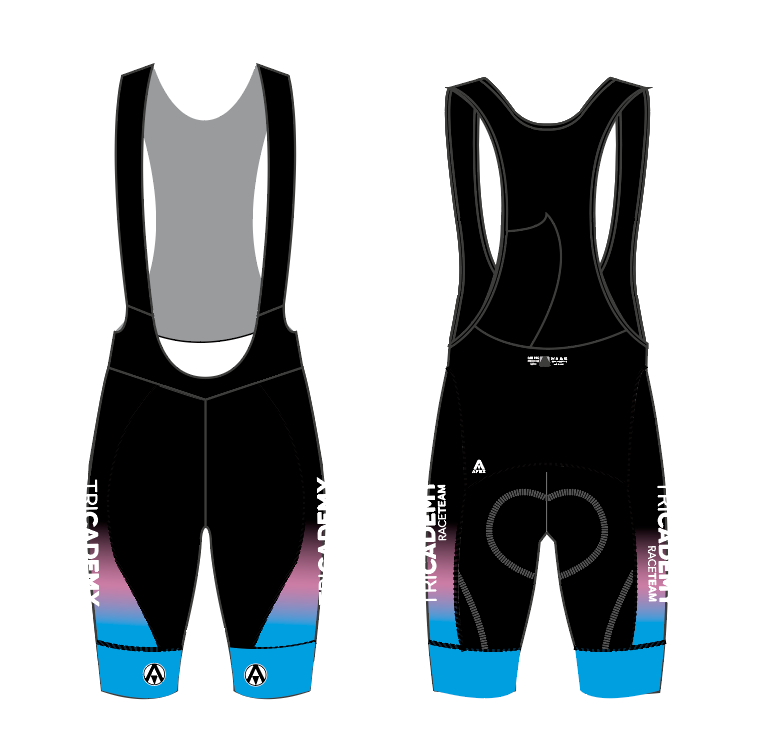 TRICADEMY PRO BIB SHORTS - COLOURED