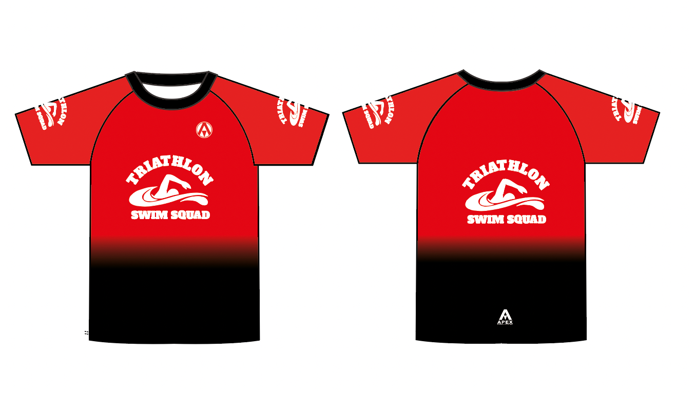TRI SWIM SQUAD FULL CUSTOM T SHIRT