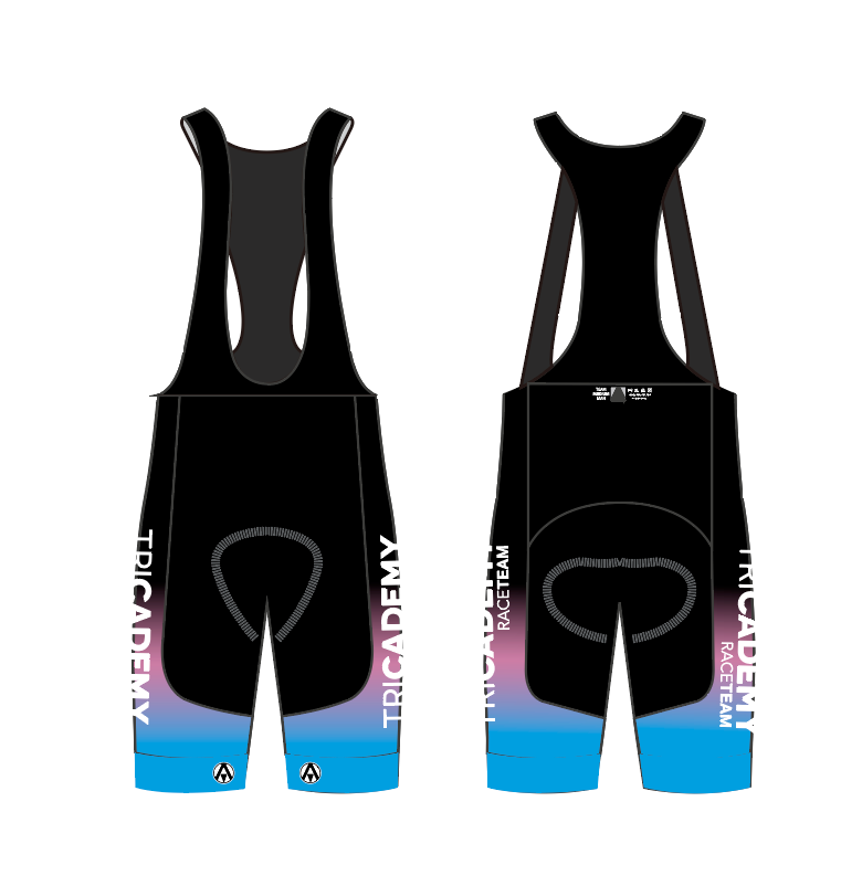 TRICADEMY TEAM BIB SHORTS - COLOURED