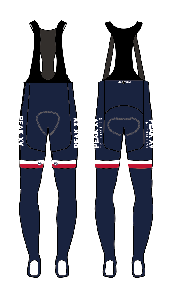 Peak XV Tri Coaching TEAM BIB TIGHTS