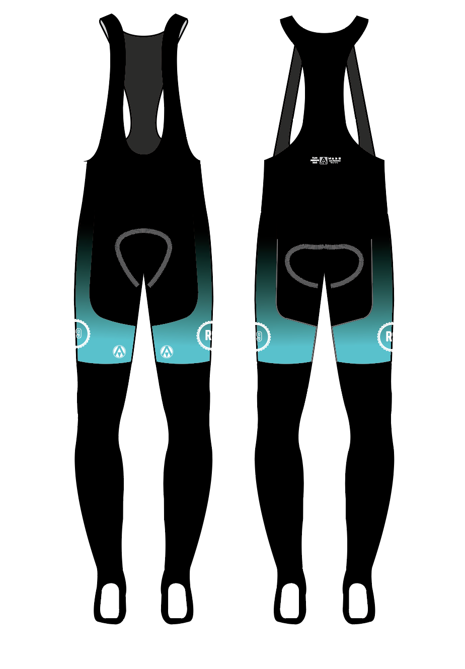 R9 COACHING TEAM BIB TIGHTS