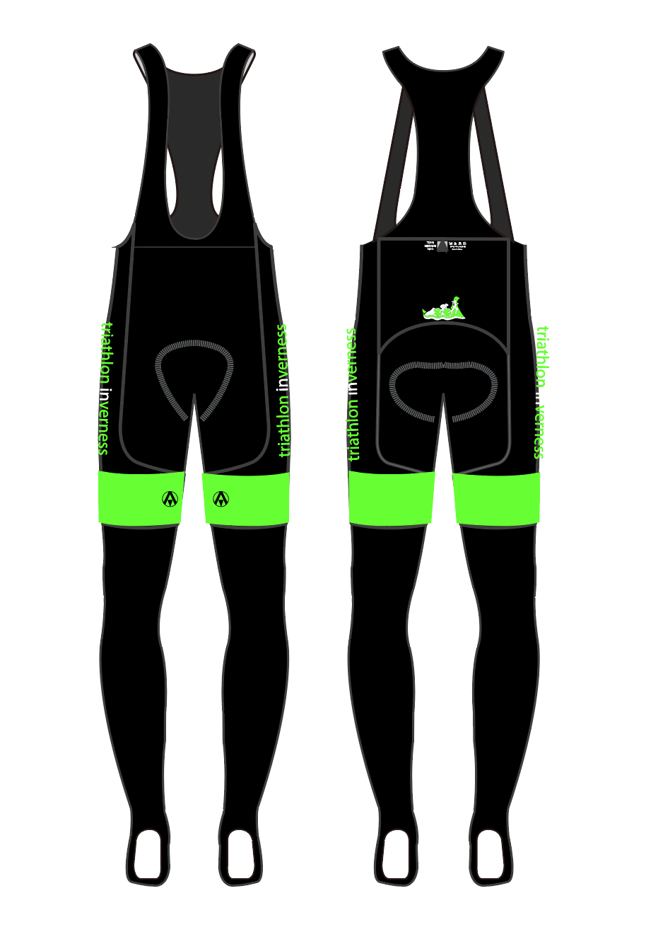 INVERNESS TRI TEAM BIB TIGHTS