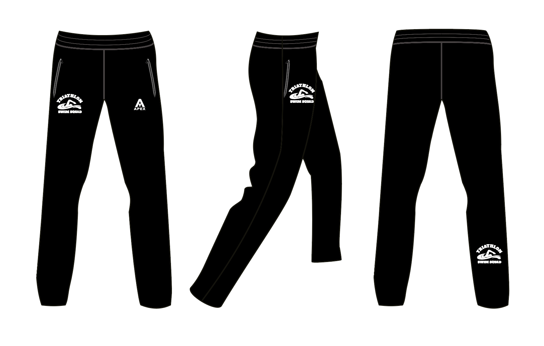 TRI SWIM SQUAD FULL CUSTOM TRACKSUIT PANTS