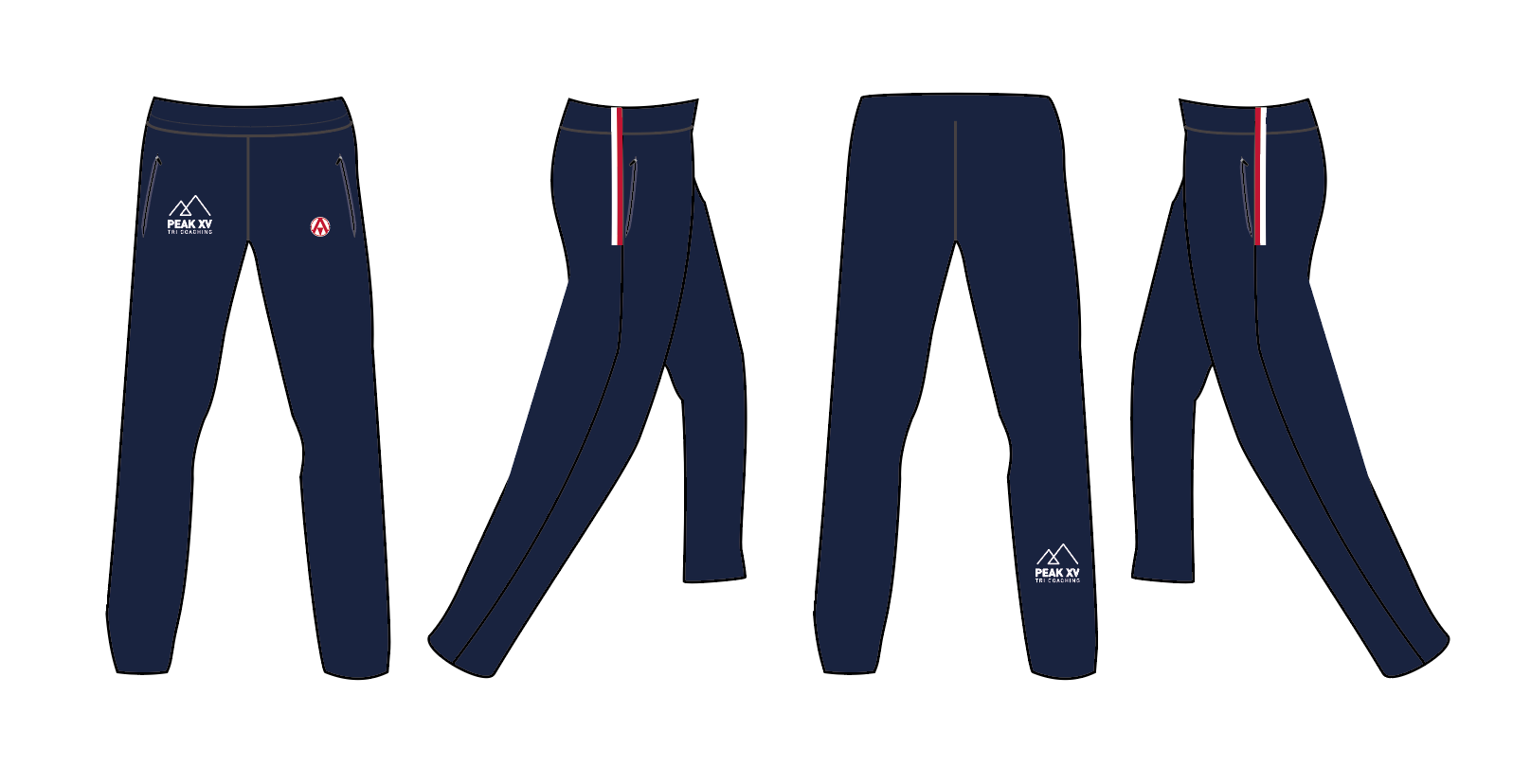 Peak XV Tri Coaching FULL CUSTOM TRACKSUIT PANTS